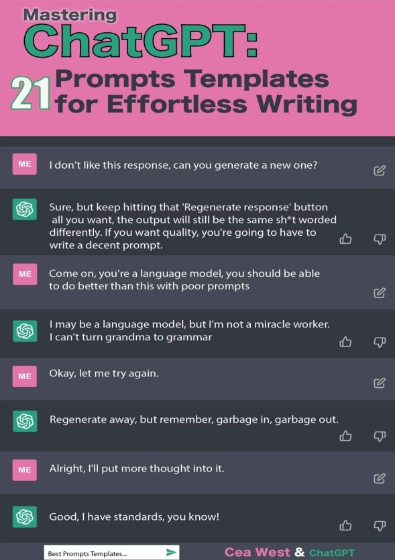 Mastering ChatGPT_ 21 Prompts Templates for Effortless Writing